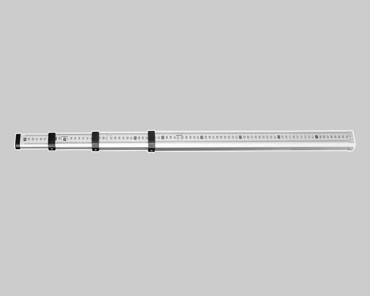 Telescopic Staff on a gray background
