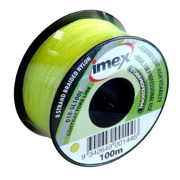 100m 8 Braid Lime Stringline
