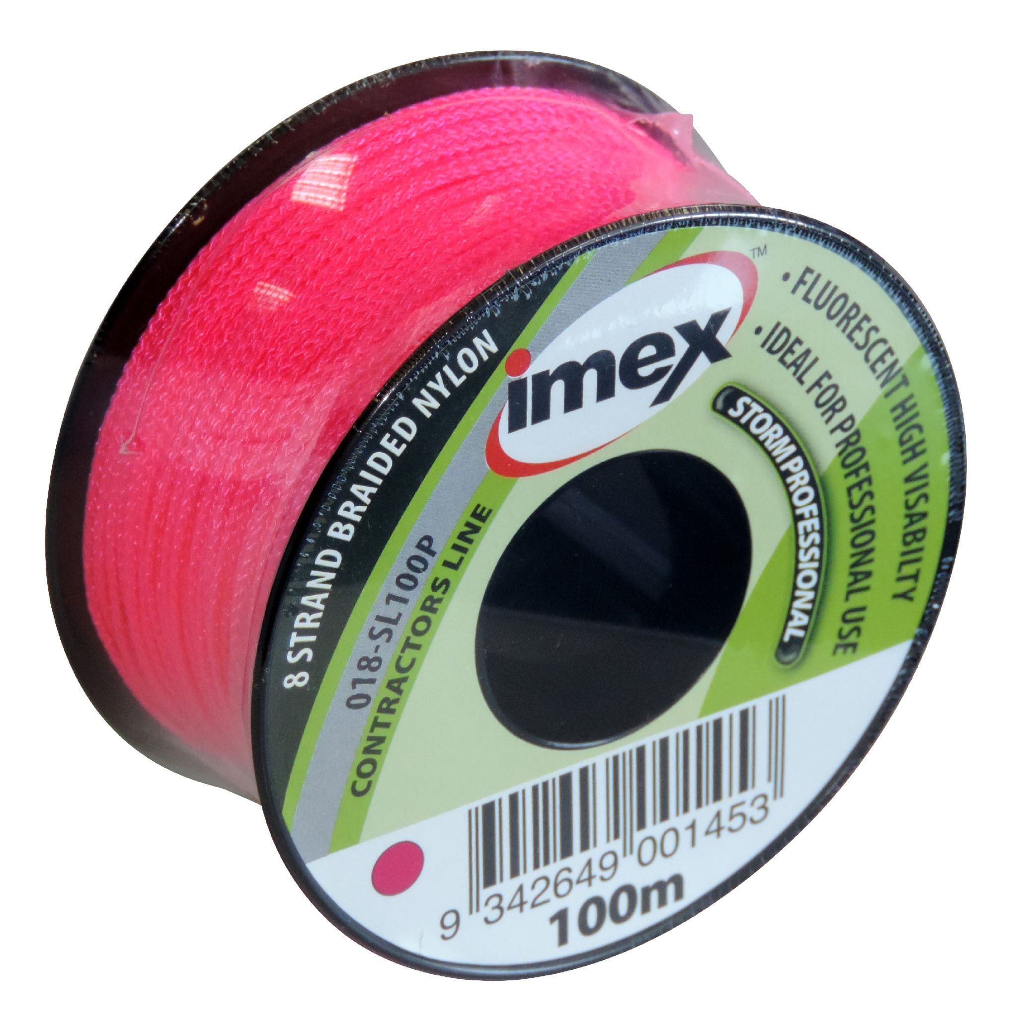 STRINGLINER COMPANY 25162 Stringliner PRO Braided FL. Pink 250', 250 Foot  (Pack of 1), Multi - Twine 